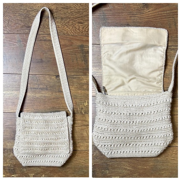 The Sak X Elliott Lucca Crochet Flap Hobo Bag - Picture 5 of 11